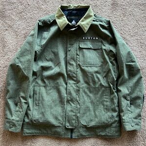 Burton Men's Olive Green Shirt Jacket